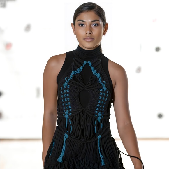 Original GoodVibeGoda Handmade Macramé Two Piece Set - Picture 1 of 16